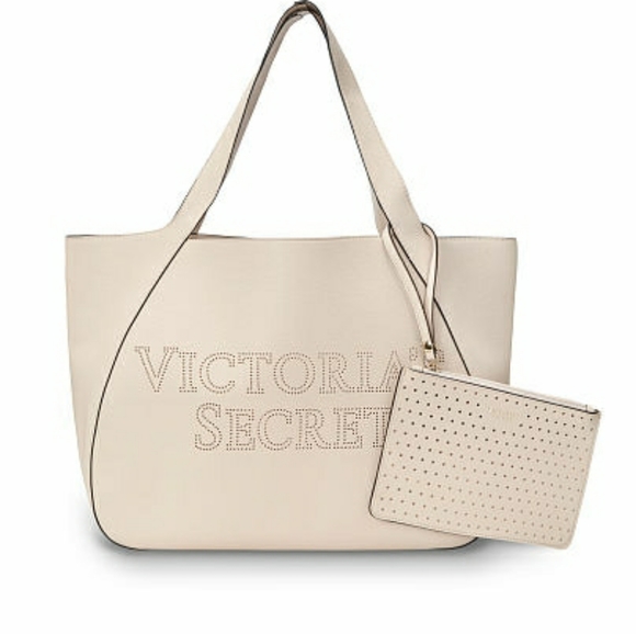 Victoria's Secret Handbags - Victoria's Secret Laser-Cut Logo Tote